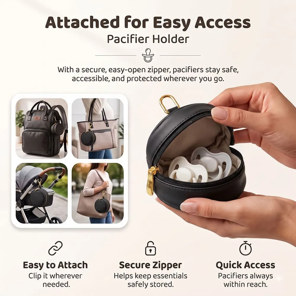 attached easy access Cozy carry bag black