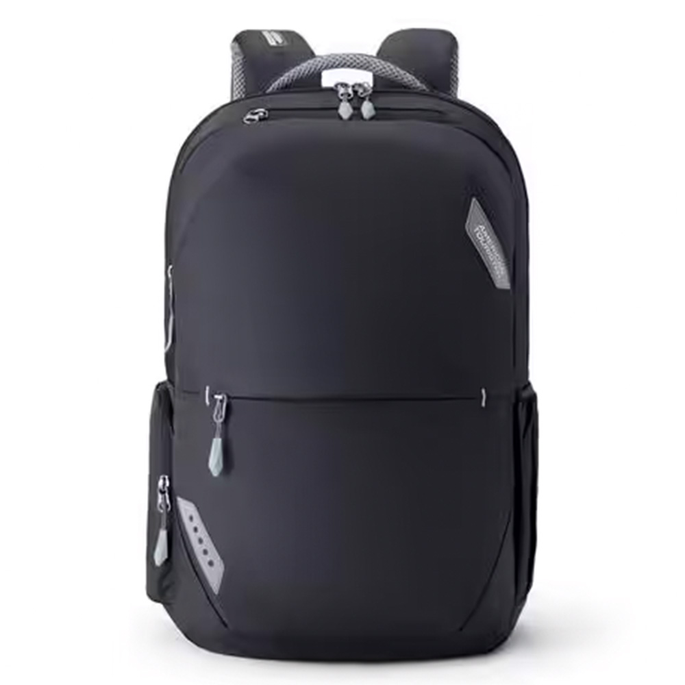 American Tourister Latest Laptop Backpacks for Kids with 3 Full Compartment & 2 front Compartment, Waterproof, 29 Ltrs Bags - Brett 4.0 style01 Black