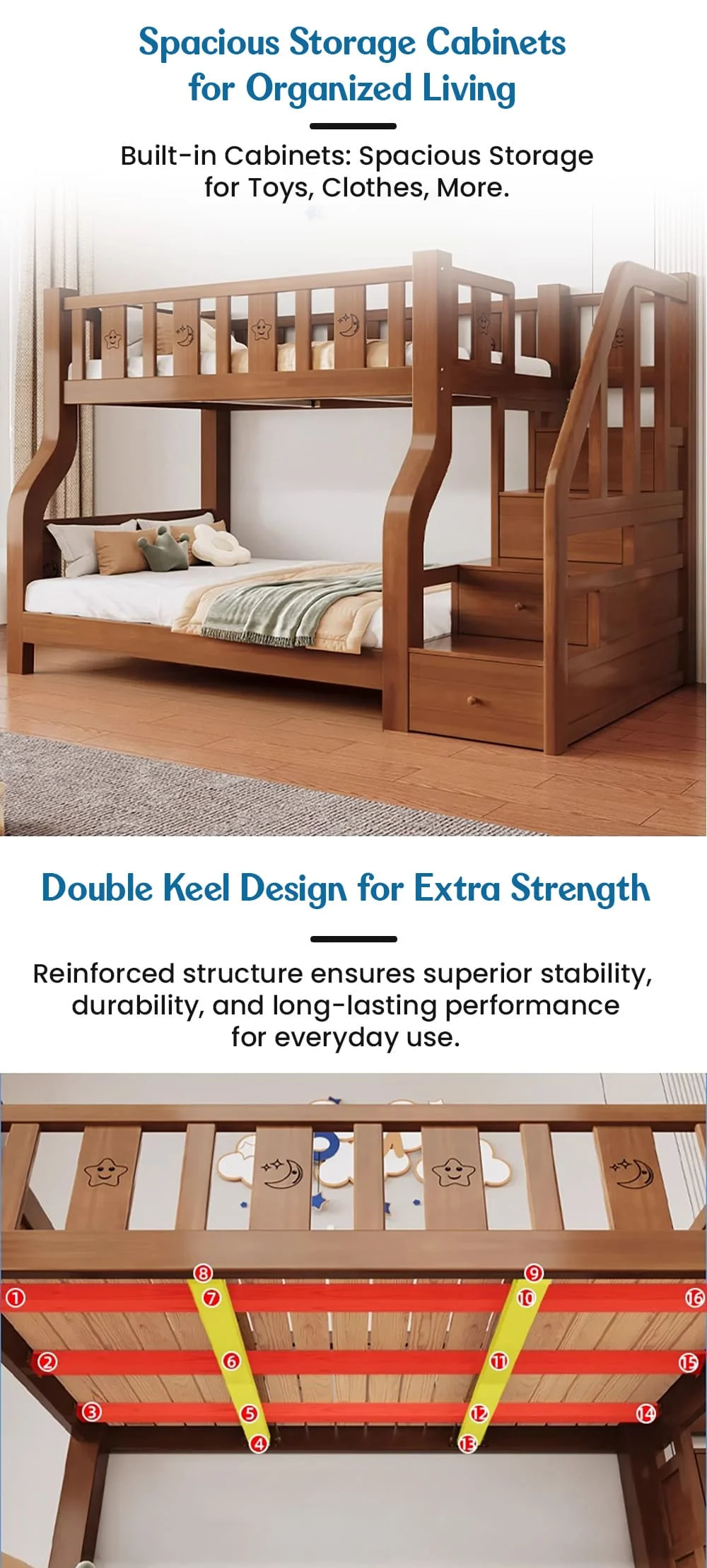 Multifunctional Bunk Bed