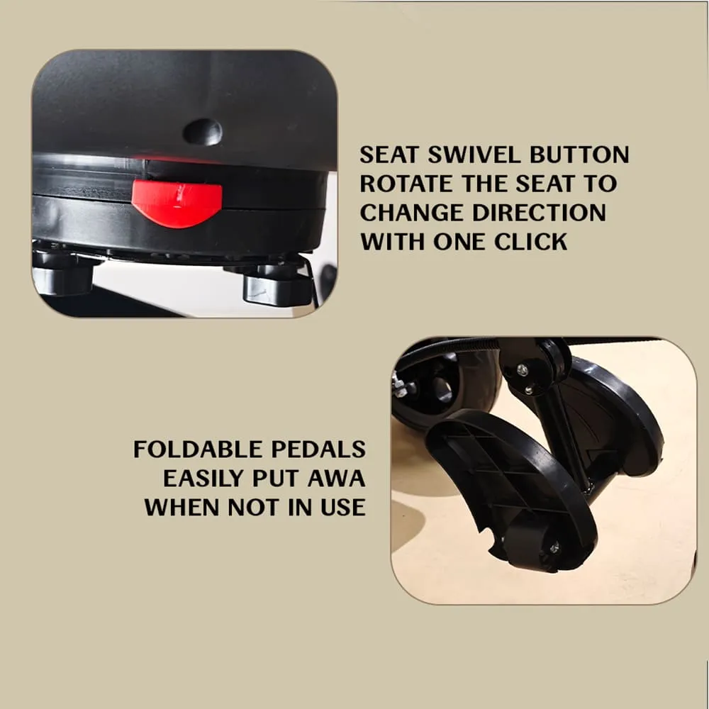 Tricycle with removable handle