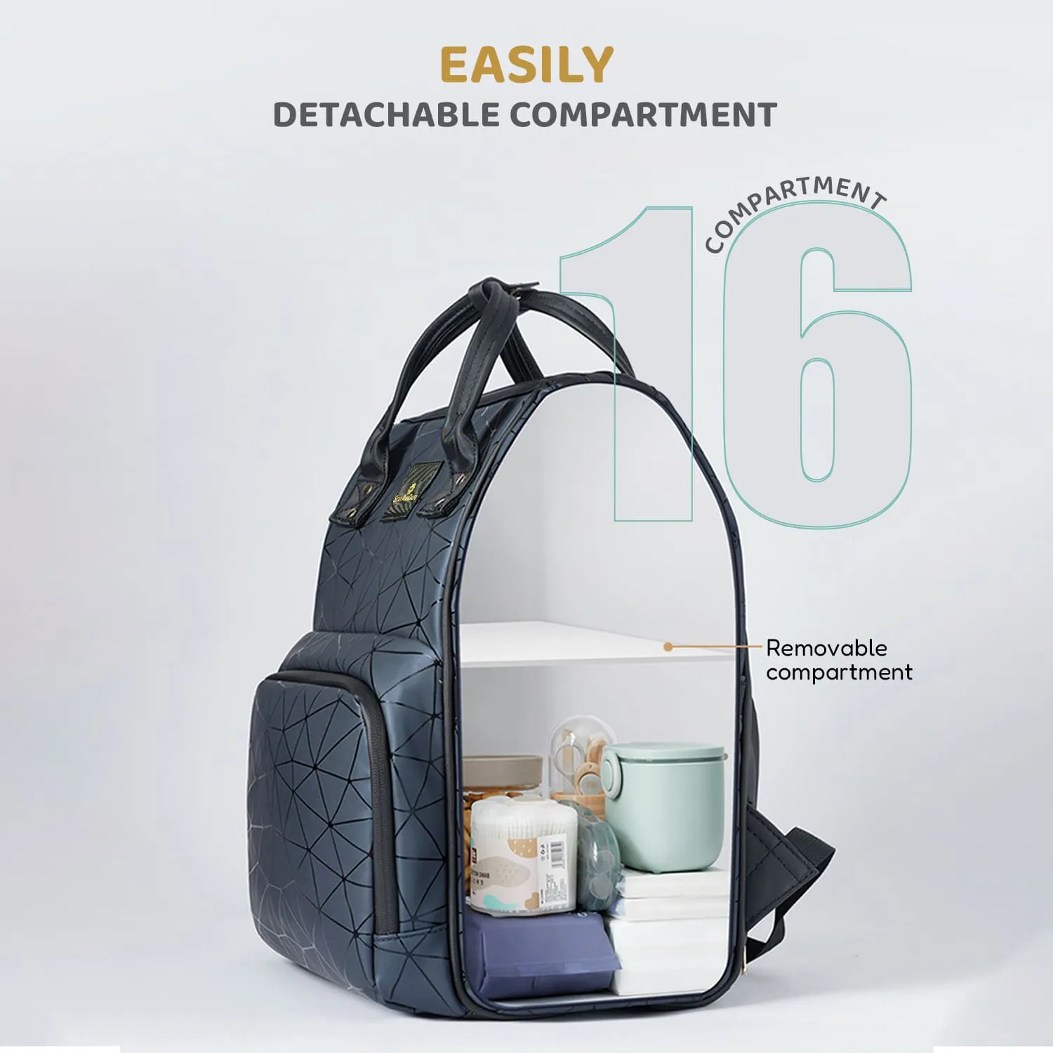 Diaper Bag With Insulated Pockets