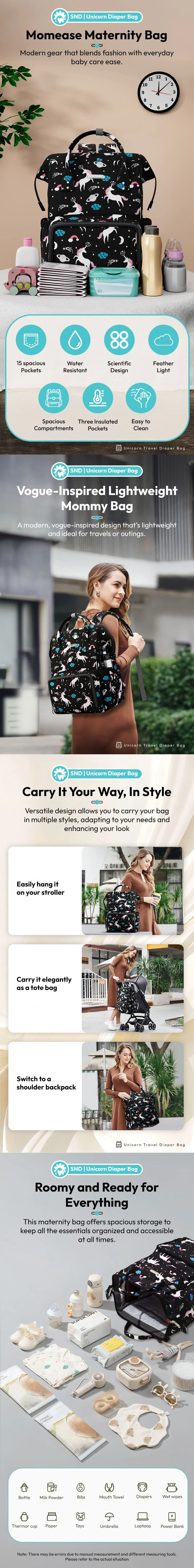 Diaper Bag With Changing Mat