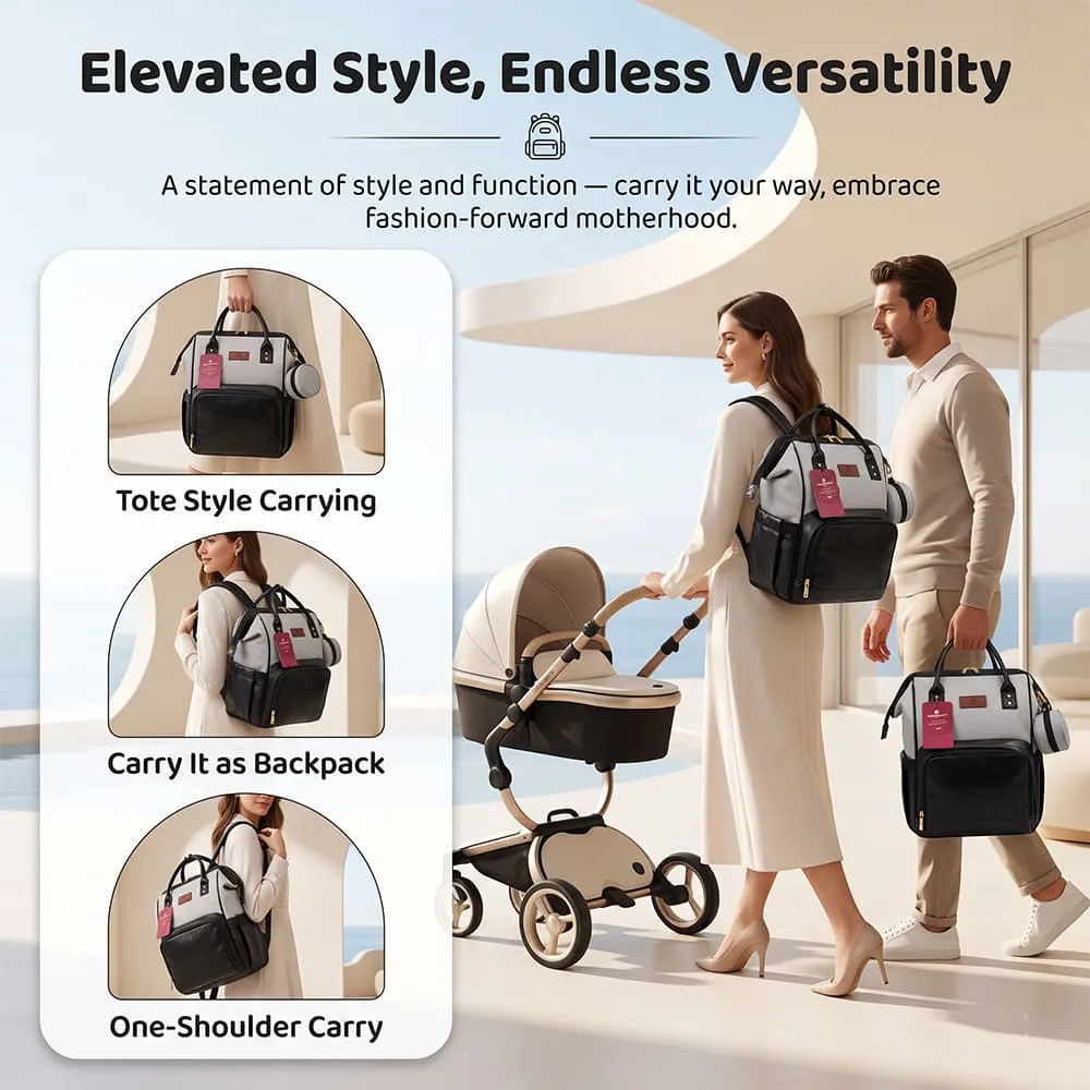 elevate style Cozy carry bag grey black