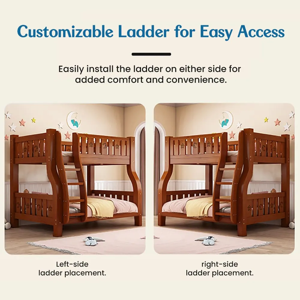 Multifunctional bunk bed with study desk