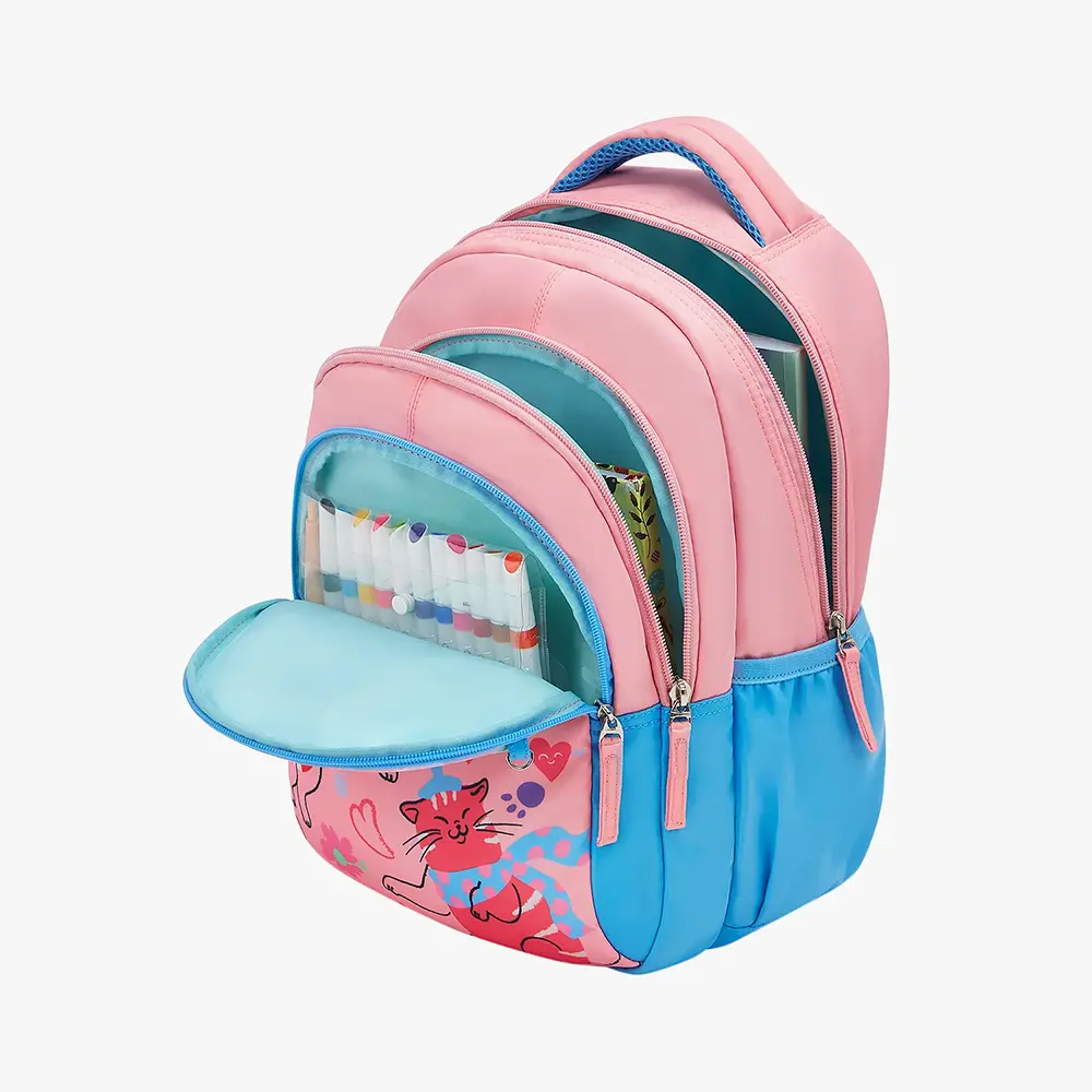 kids school bag-pink 3