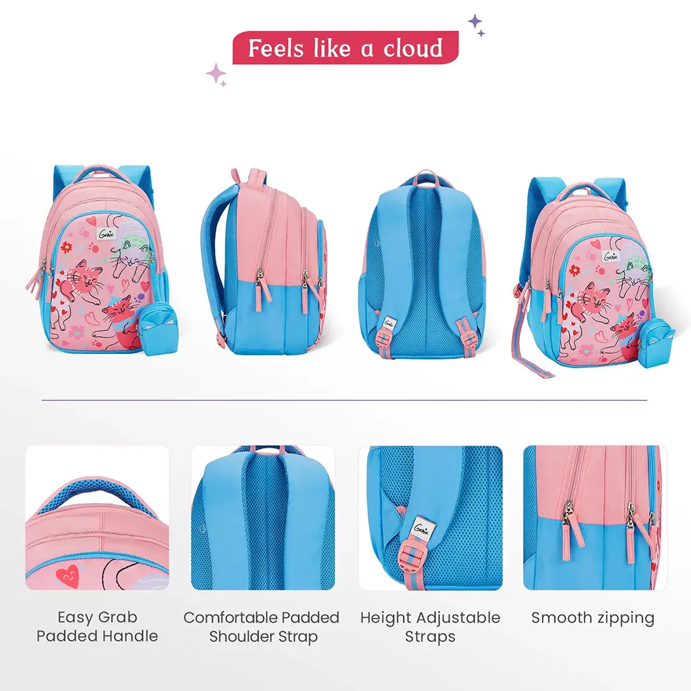kids school bag-pink 7