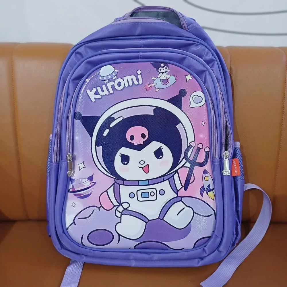 Cartoon Cinnamon Dog School Bag for Girls School Bookbag Travel Backpack