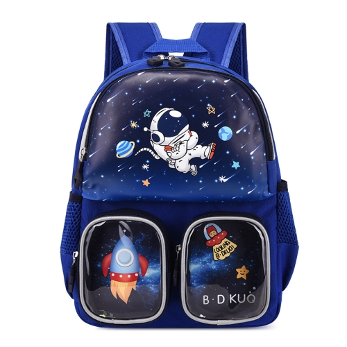 Space Explorer Kids Backpack perfect for school, travel, or daily adventures -Blue