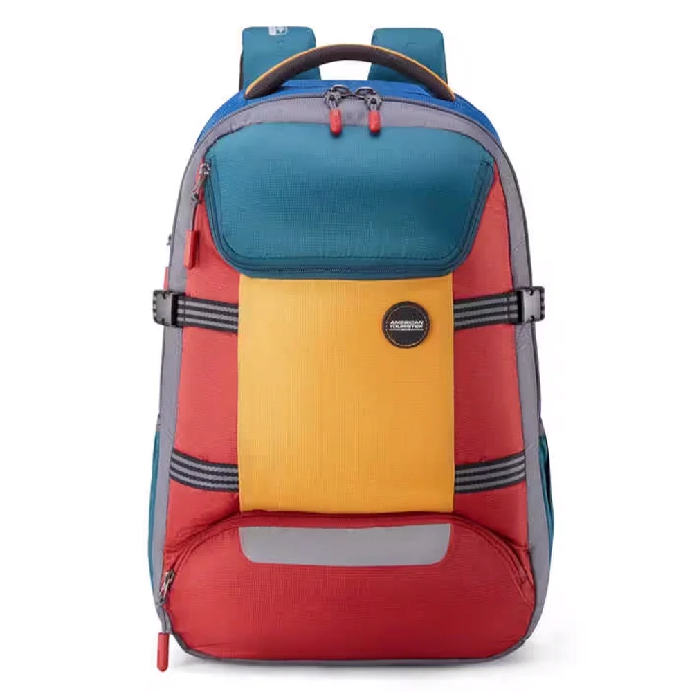 American Tourister Trendy college backpack with 2 Full Compartments, 42 Ltr Unisex Backpacks - Magna Pace style 02- Multi