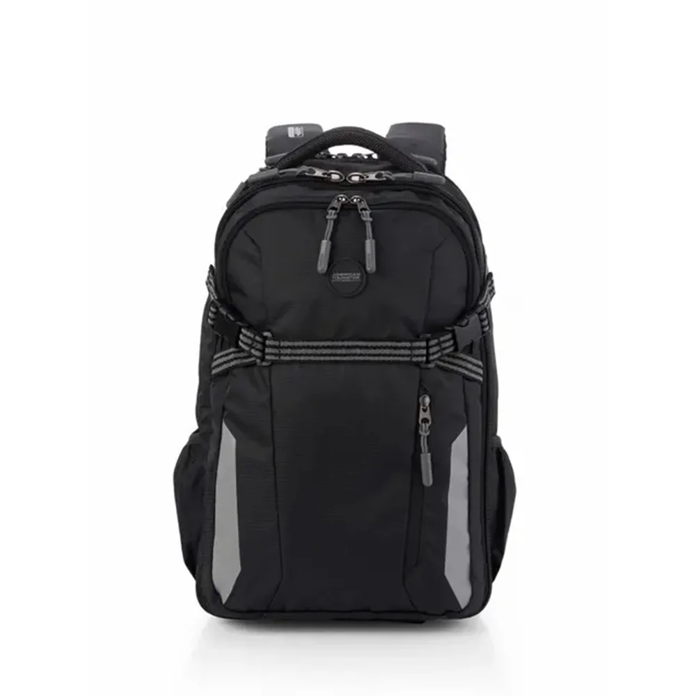 American Tourister EMulti-purpose Backpack with 2 Full Compartments, 42 Ltr Unisex Backpacks - Magna Pace style 03- Black