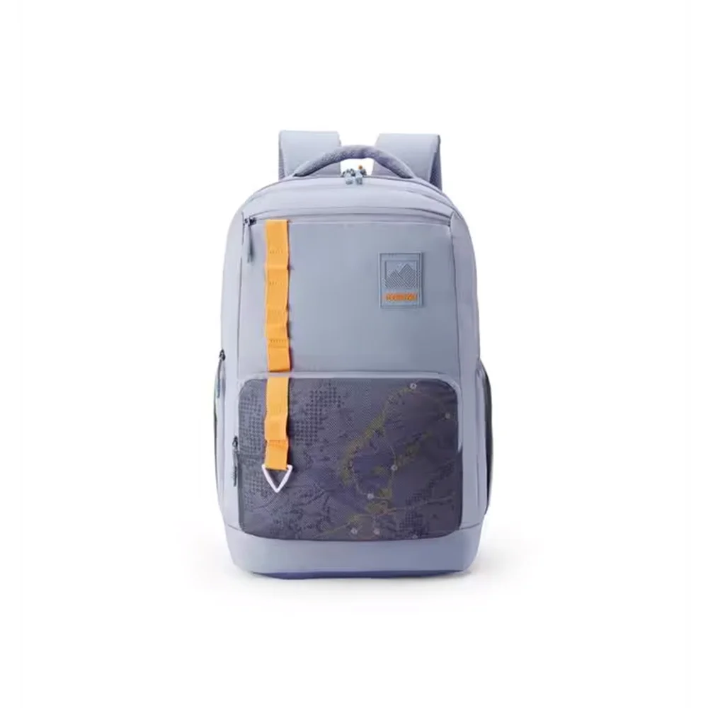 American Tourister Boys and Girls School Bag, 3 Full Compartments, Printed Design Backpack 33 Ltr - Met 4.0 Style 02-Olive