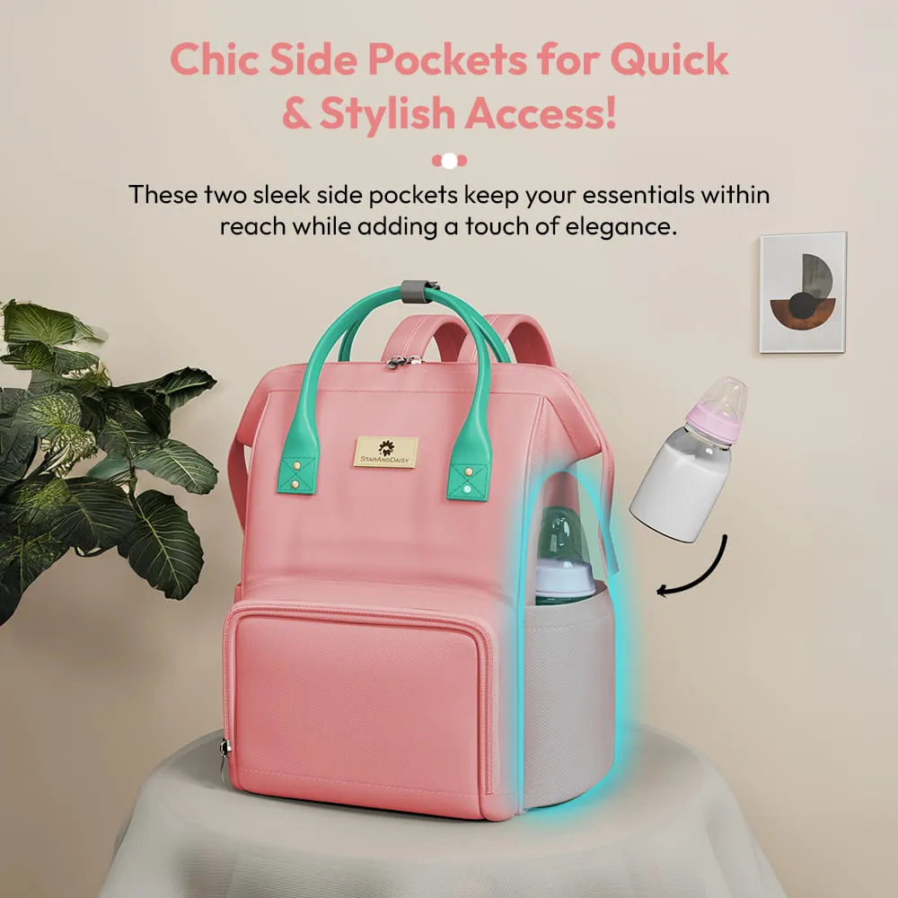 Diaper Bag With Insulated Compartments
