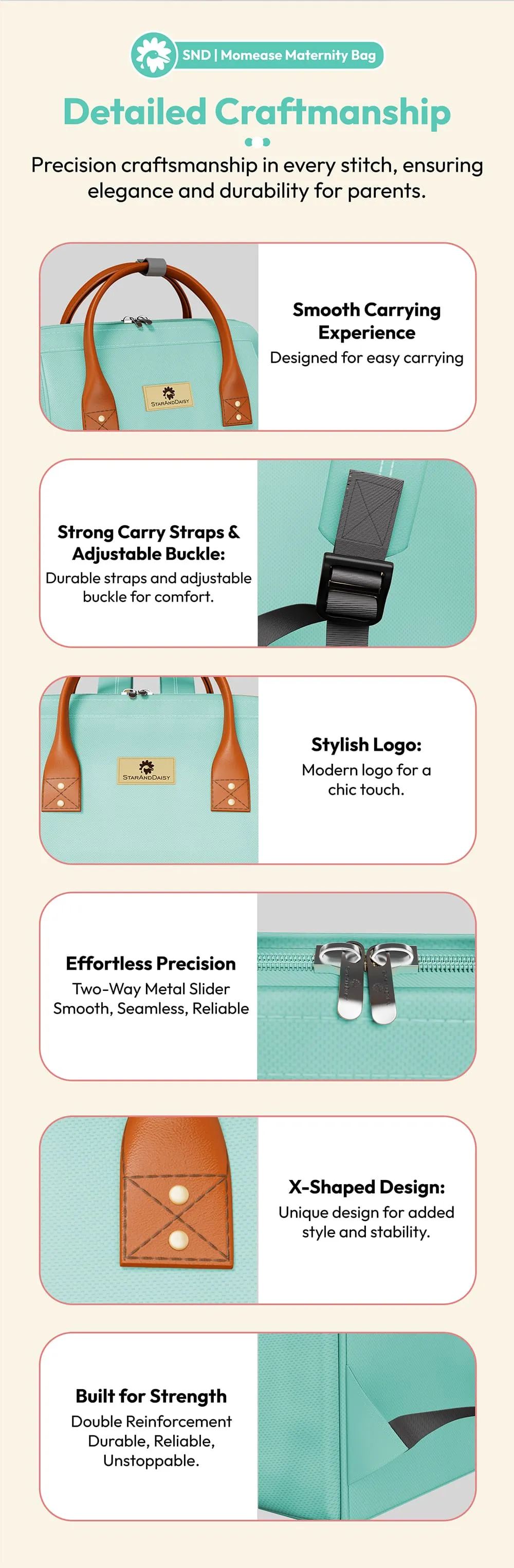 Trendy Maternity Bag for Fashionable Moms