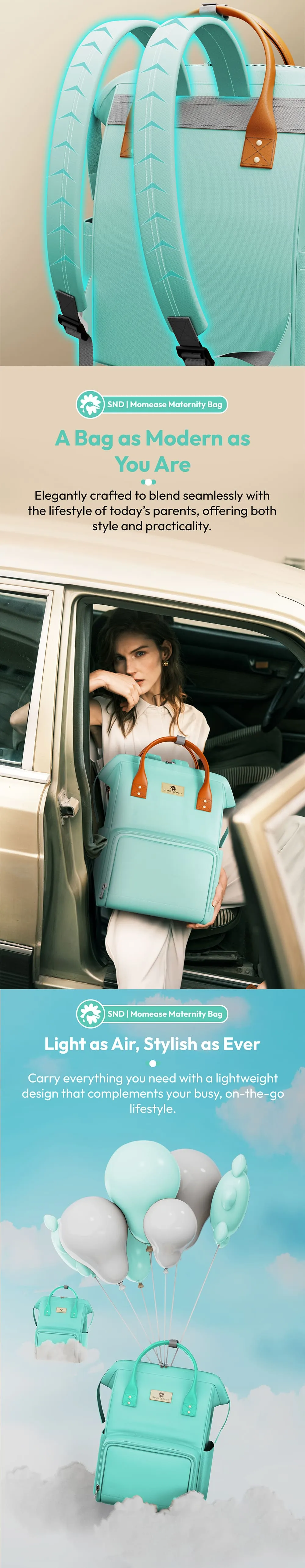 Trendy Maternity Bag for Fashionable Moms