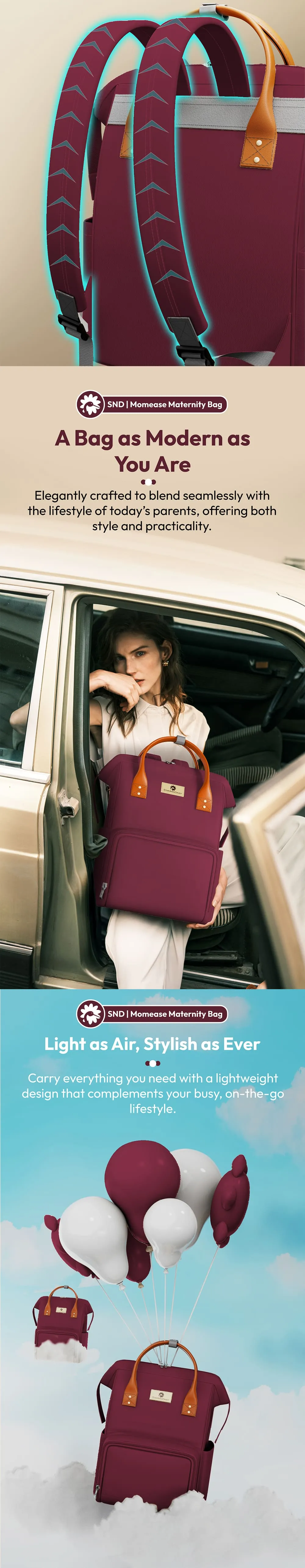 Trendy Maternity Bag for Fashionable Moms