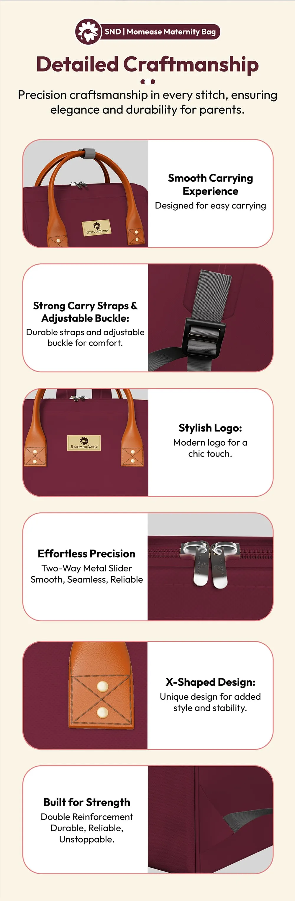 Trendy Maternity Bag for Fashionable Moms