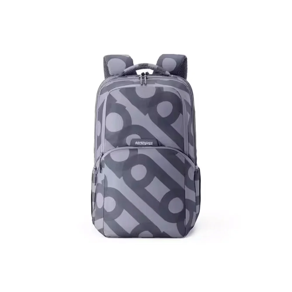 American Tourister Spacious Kids School Backpack, 35 Ltr, 3 Full Compartments, Gucci Polyester, Printed Design Backpack - Quad XXL Style 02-Black