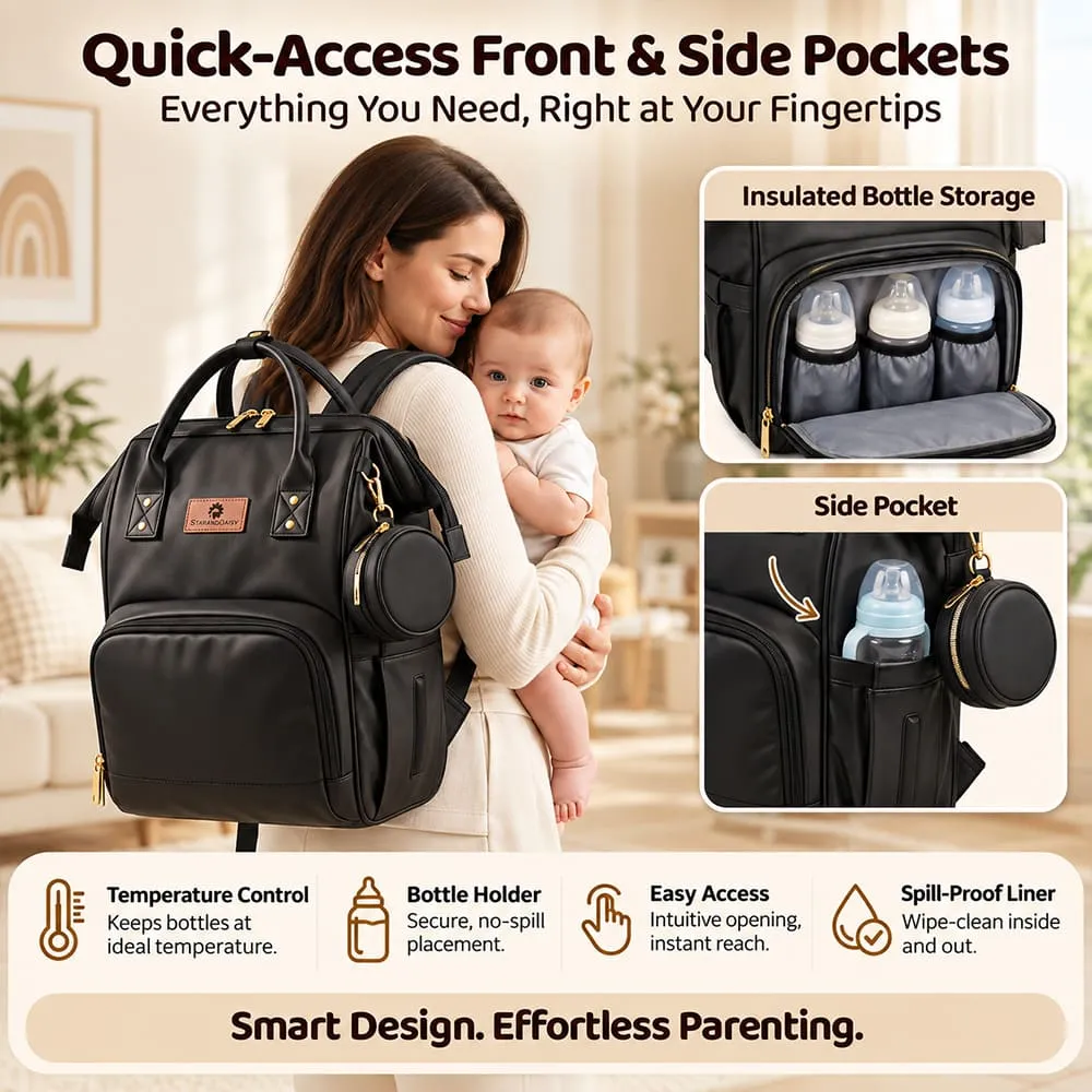 quick access Cozy carry bag black
