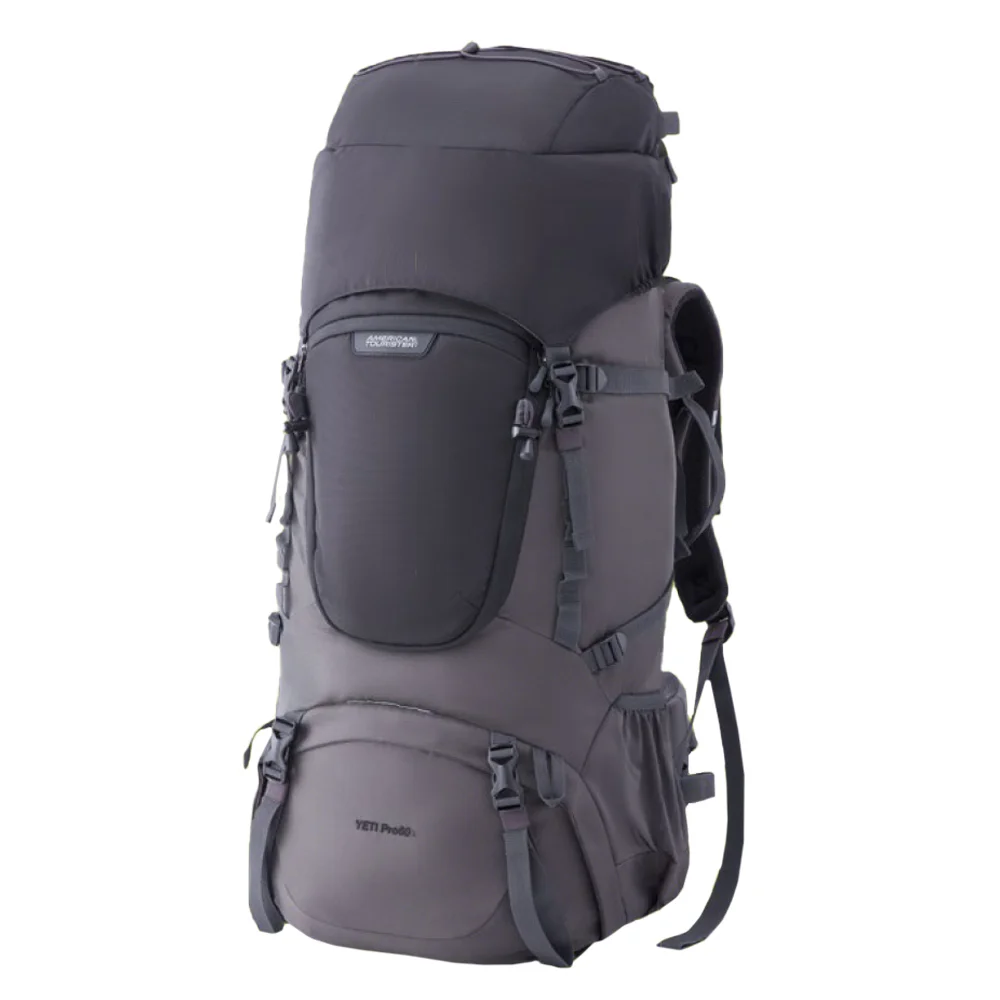 American Tourister 60 L Outdoor Bag Backpack Kids with Large Capacity, Unisex Backpacks for Travel and Camping - Yeti Pro-style01-Black