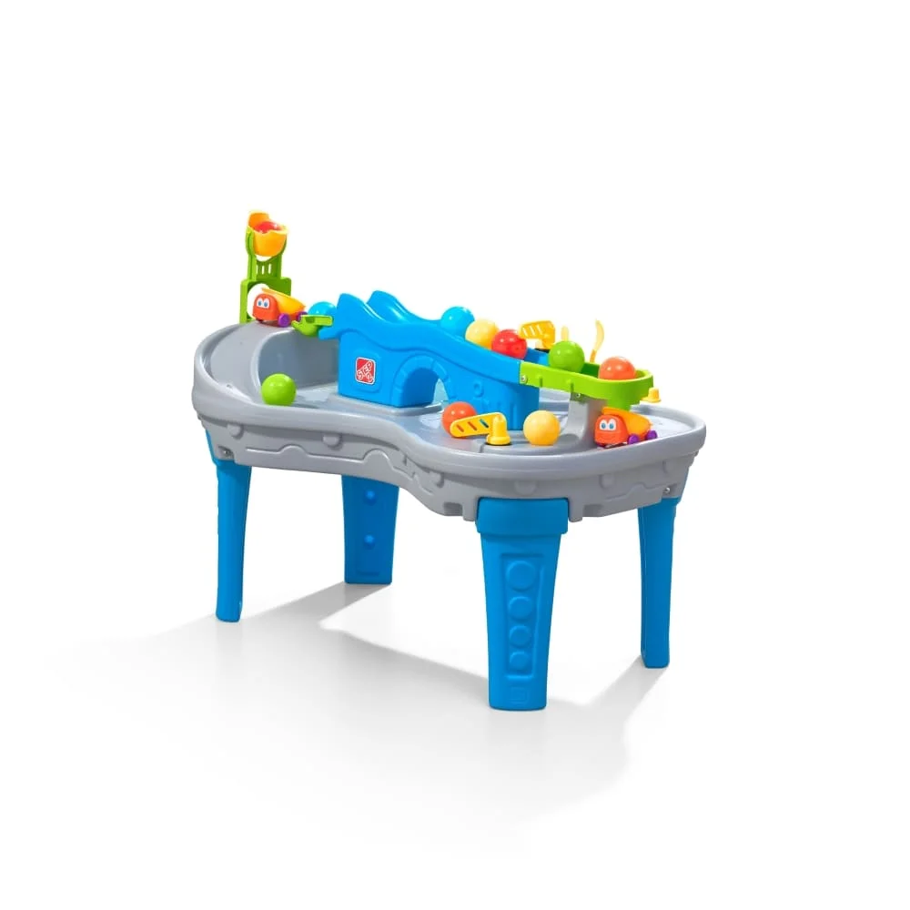Step2 Ball Buddies Truckin' & Rollin' Play Table, Sand Table for Kids, Best Water Table for Toddler