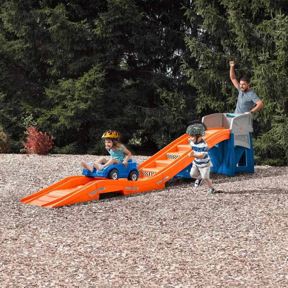 indoor and outdoor roller coaster