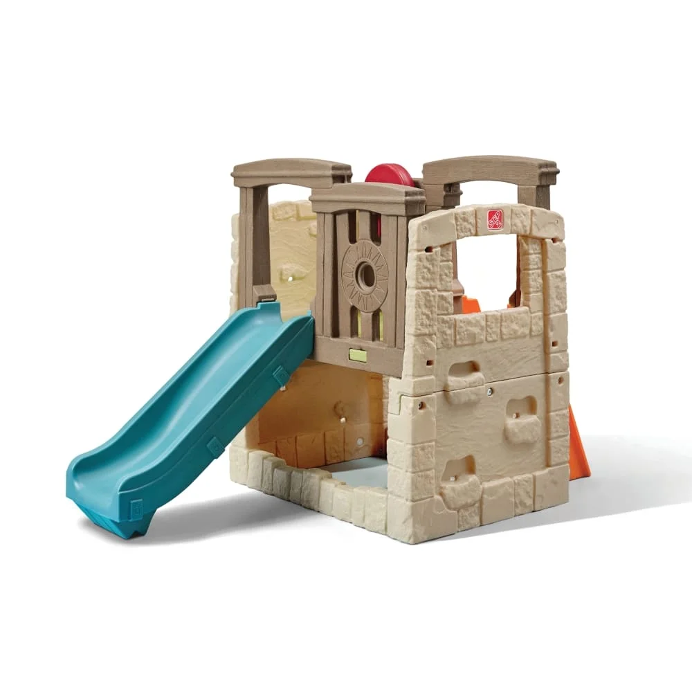 Step2 Naturally Playful Woodland Climber, Kids' Outdoor Activity Set, Climb and Slide Fun for Toddler