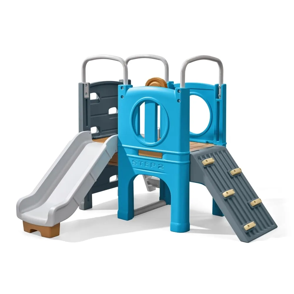 Step2 Scout & Slide Climber, Outdoor Slide & Climber for Toddler, Outdoor Playset for Kids