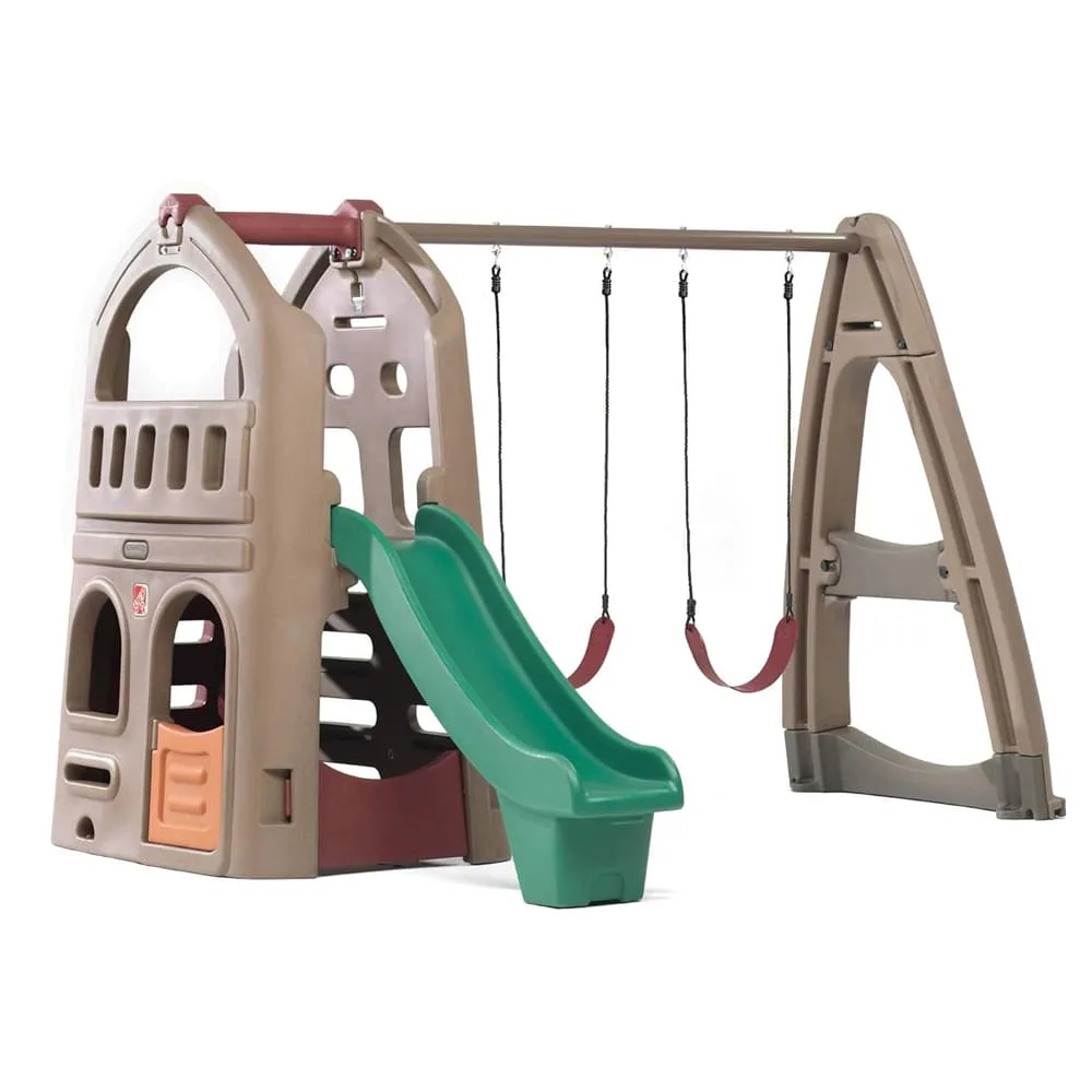 Step2 Naturally Playful Playhouse Climber & Swing Extension