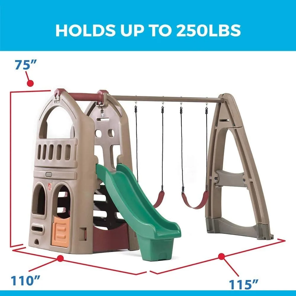 Step2 Naturally Playful Playhouse Climber & Swing Extension