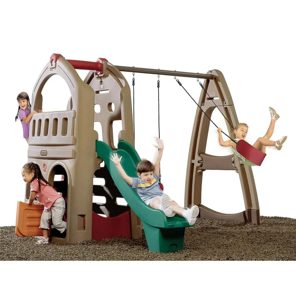 Step2 Naturally Playful Playhouse Climber & Swing Extension