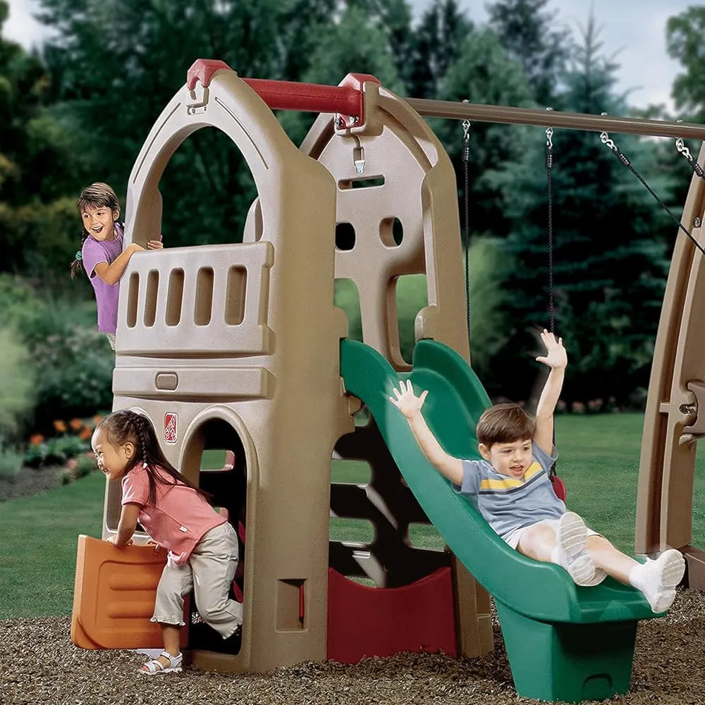 Step2 Naturally Playful Playhouse Climber & Swing Extension