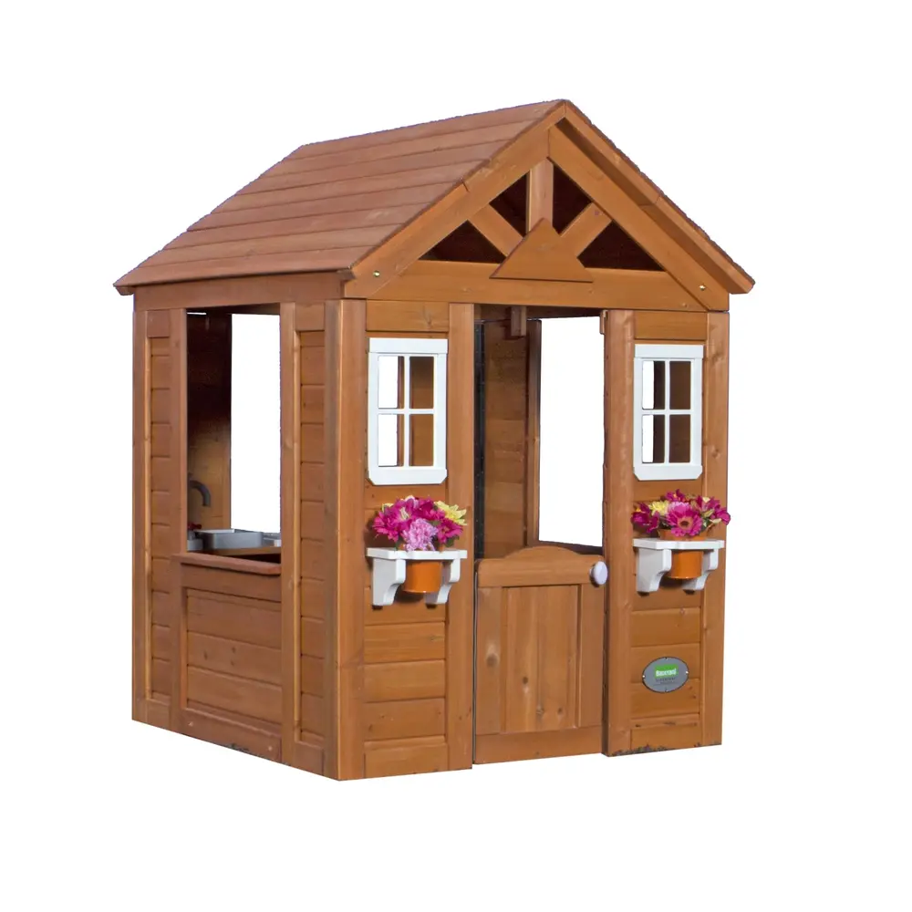 BYD Timberlake Playhouse, Indoor & Outdoor Playhouse for Kids, Roleplay Playhouse for Toddler