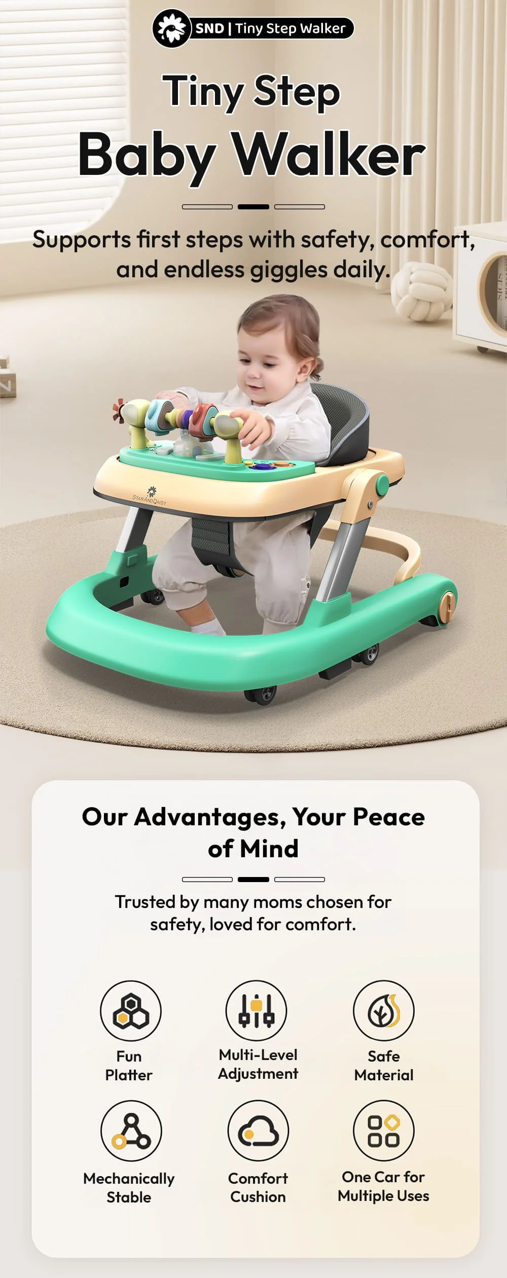 Musical Baby Walker