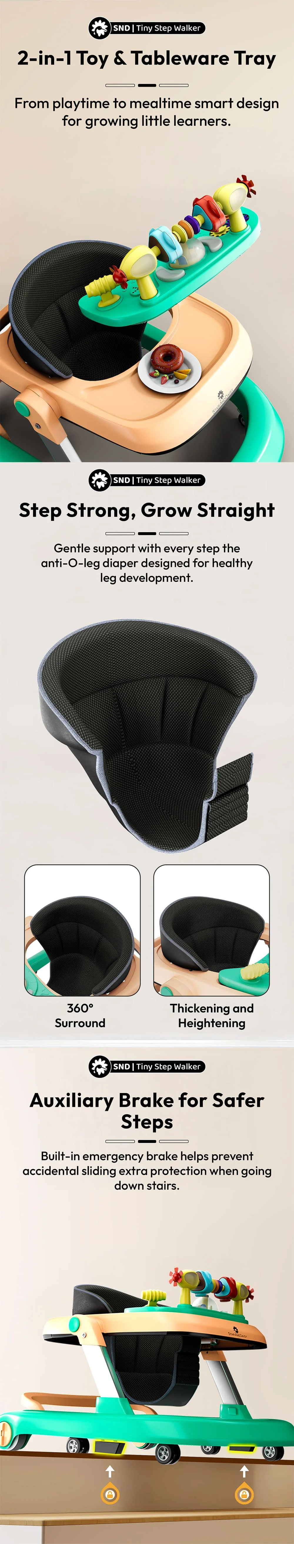 Adjustable Baby Walker