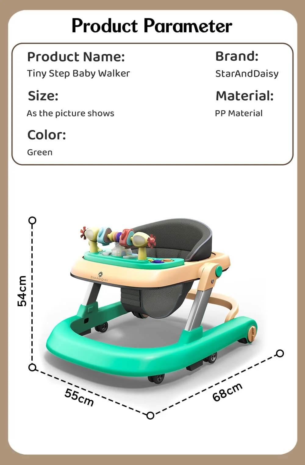Specification of Baby Walker