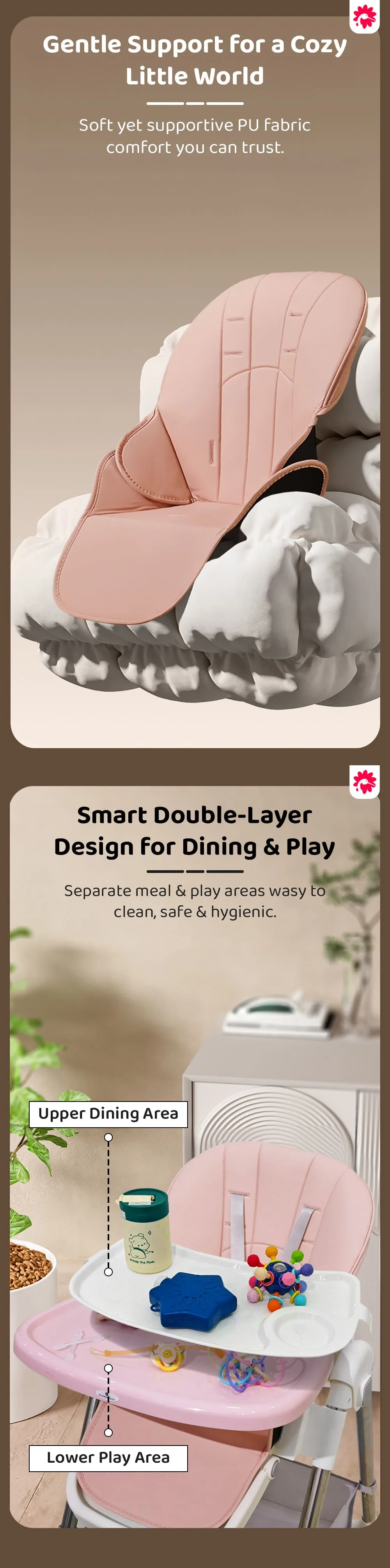 Reclining Baby High Chair