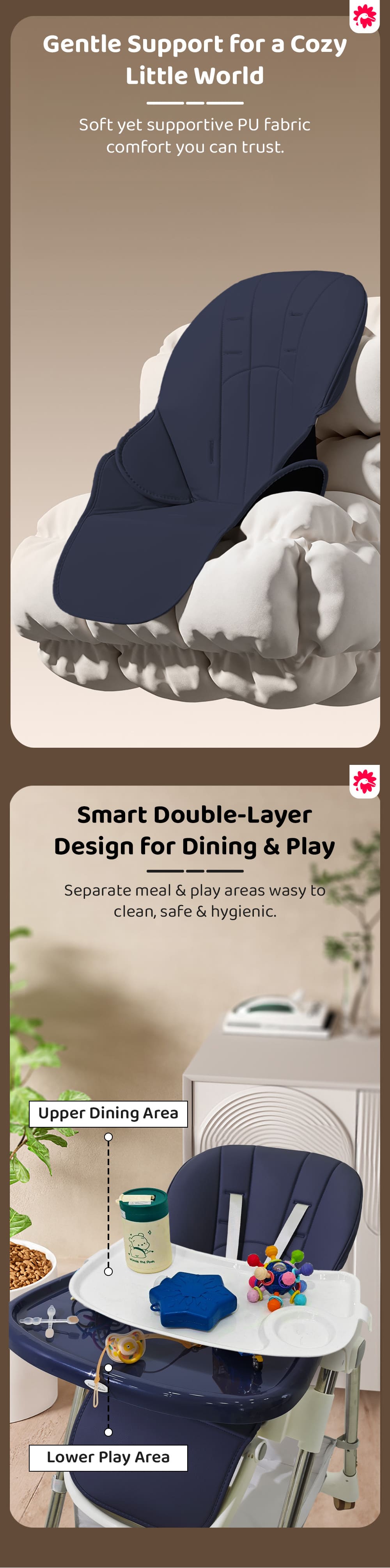 Reclining Baby High Chair