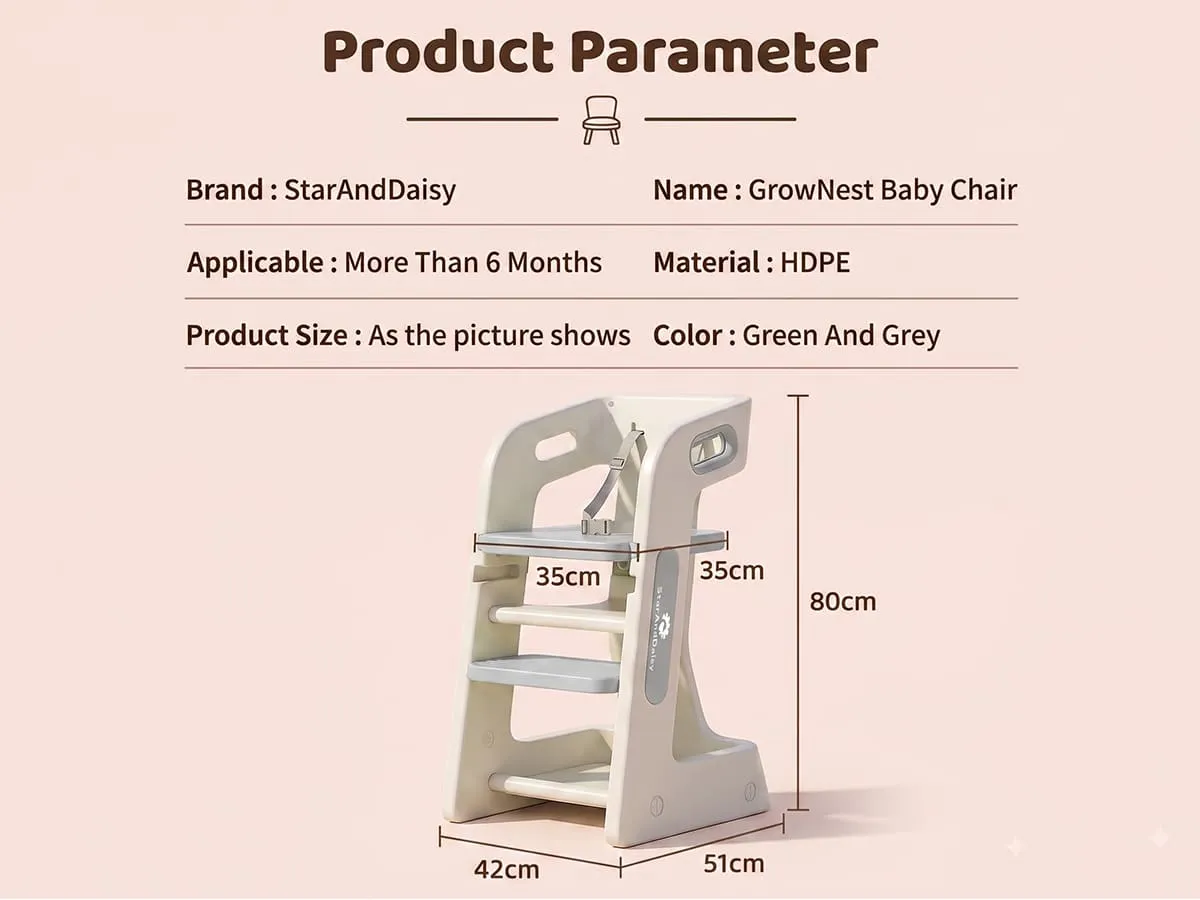 Grownest Adjustable Dining chair