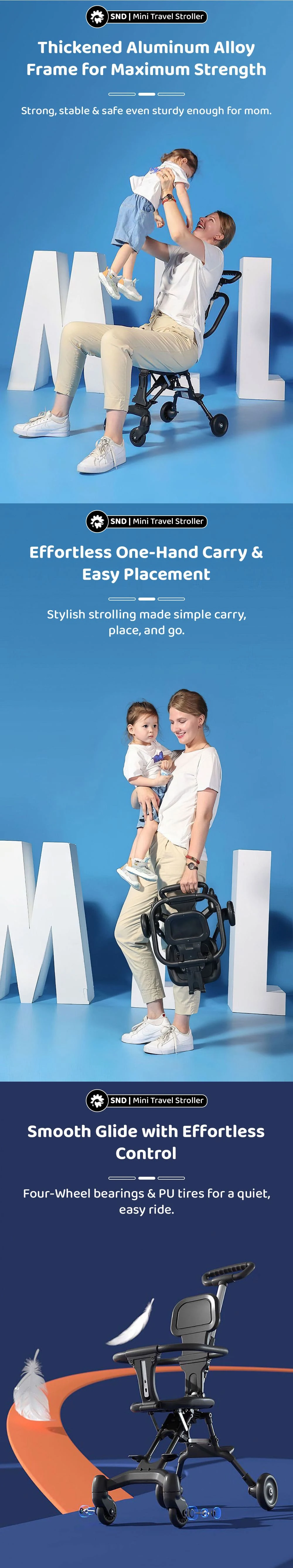 Travel baby Stroller