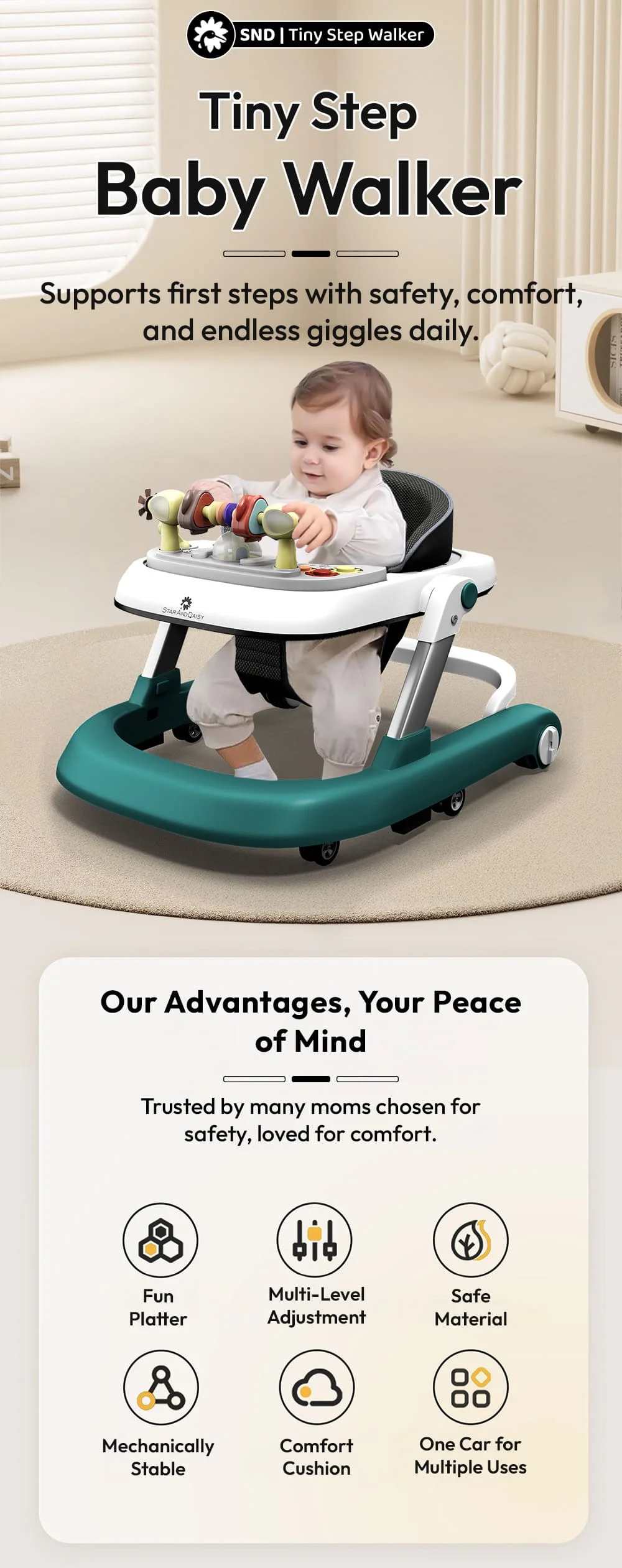 Tiny Step Baby Walker