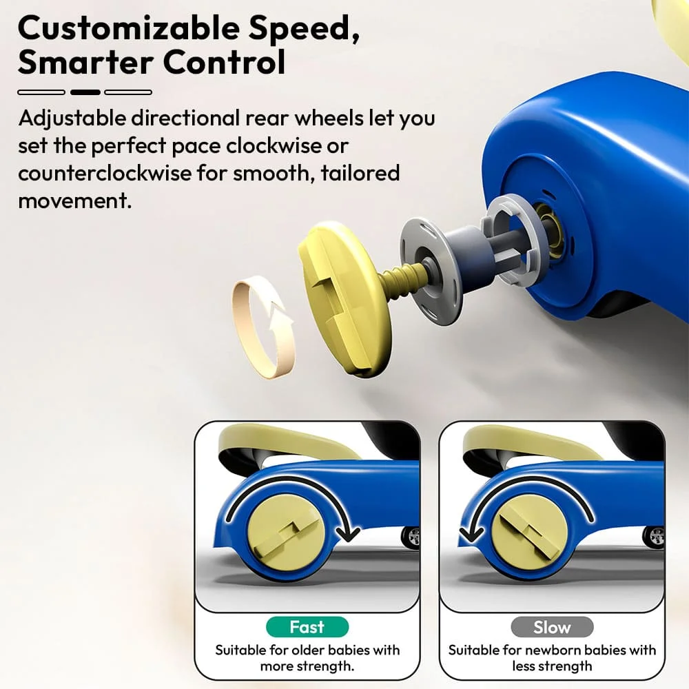 Adjustable Direction Baby Walker