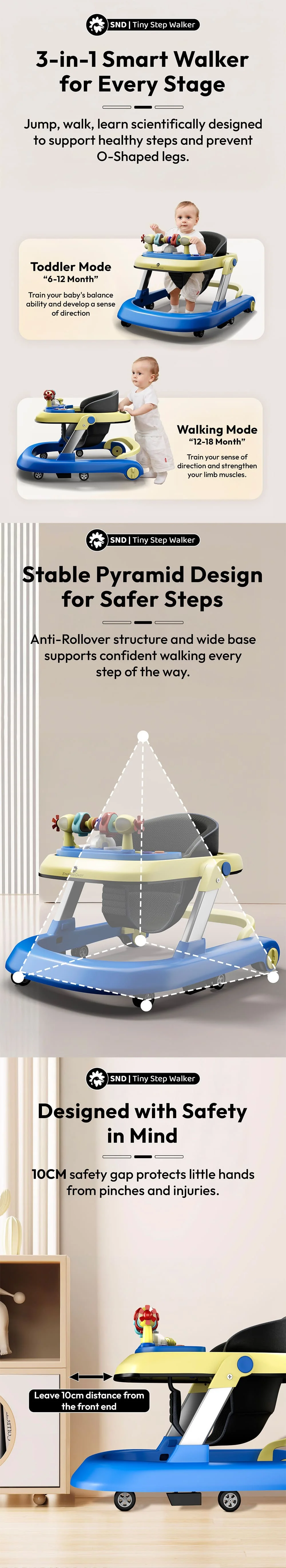 3-in-1 Smart Walker
