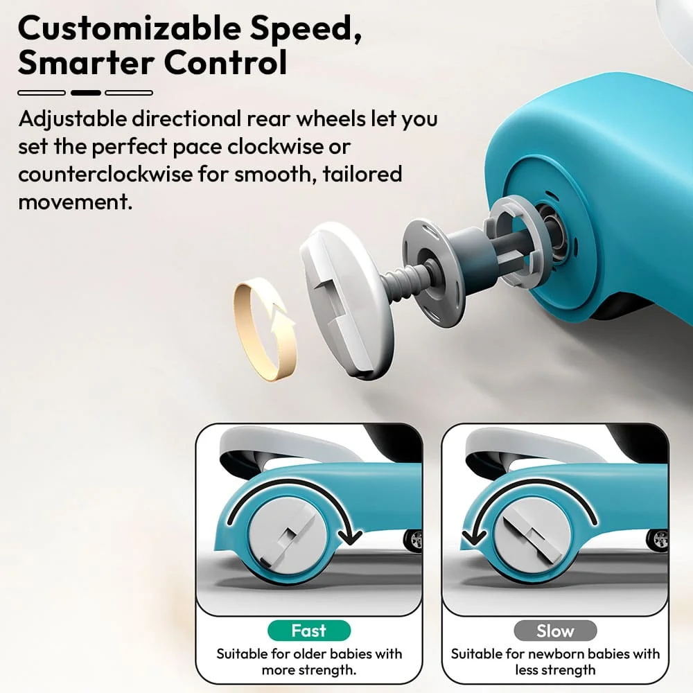 Adjustable Direction Baby Walker