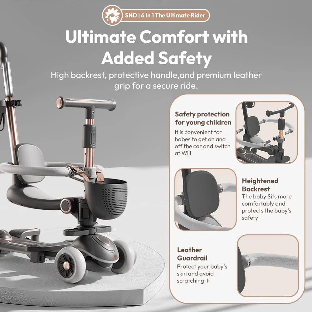 6-in-1 Rider for kids