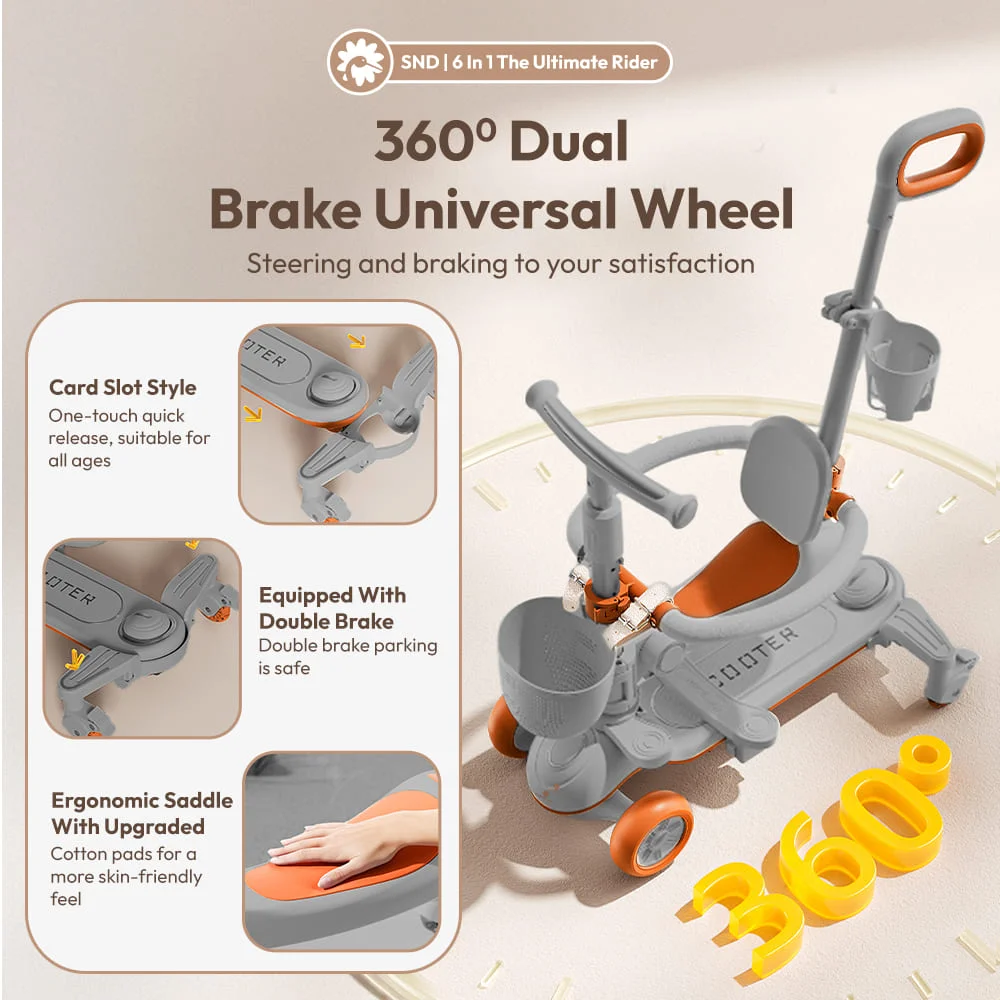 multi-functional kids scooter