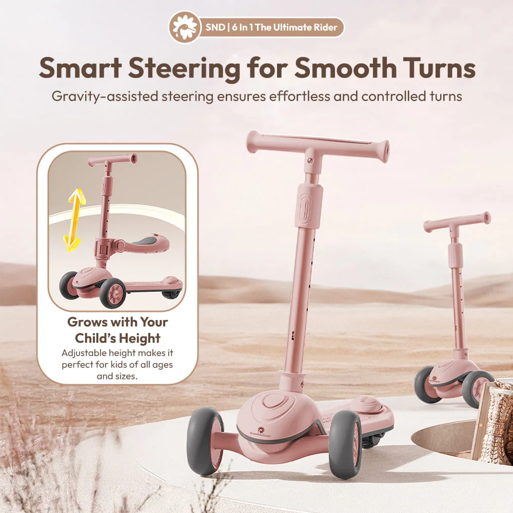 6-in-1 toddler ride-on