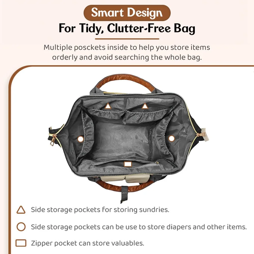 Multi-Compartment Diaper Bag