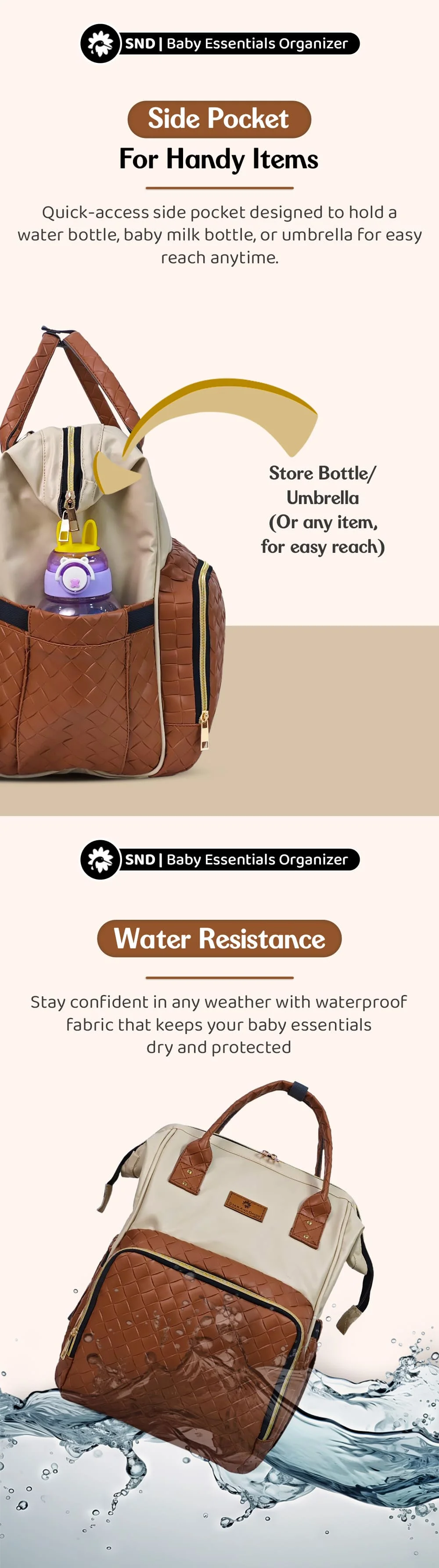 Trendy Maternity Bag for Fashionable Moms