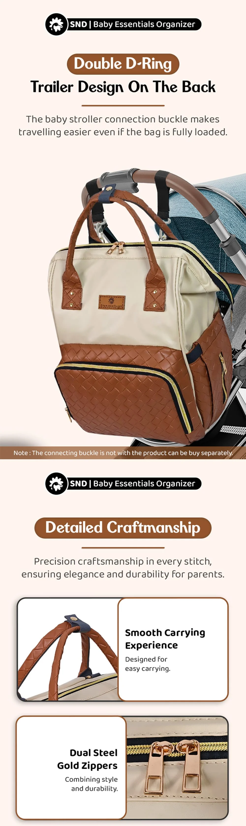 Trendy Maternity Bag for Fashionable Moms