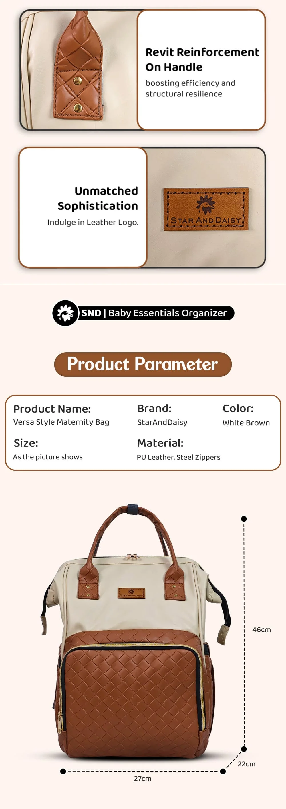 Trendy Maternity Bag for Fashionable Moms